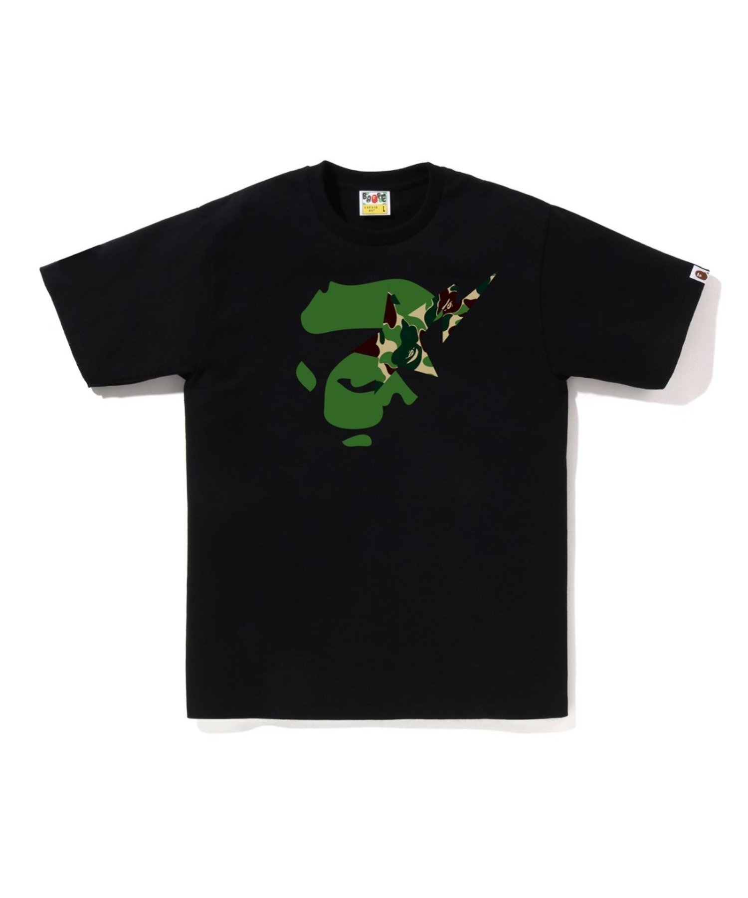 【ア ベイシング エイプ/A BATHING APE】のABC CAMO APE FACE STA TEE インテリア・キッズ・メンズ・レディースファッション・服の通販 founy(ファニー) 　ファッション　Fashion　レディースファッション　Fashion for Women　インナー　Innerwear　ショート　Short, Short Length　スリーブ　Sleeve, Long Sleeve / Short Sleeve　フロント　Front, Front Design　プリント　Print, Printed Pattern　モチーフ　Motif, Design Theme　ラバー　Rubber, Rubber Sole　BKxGR|ID: prp329100004864720 ipo3291000000036207183