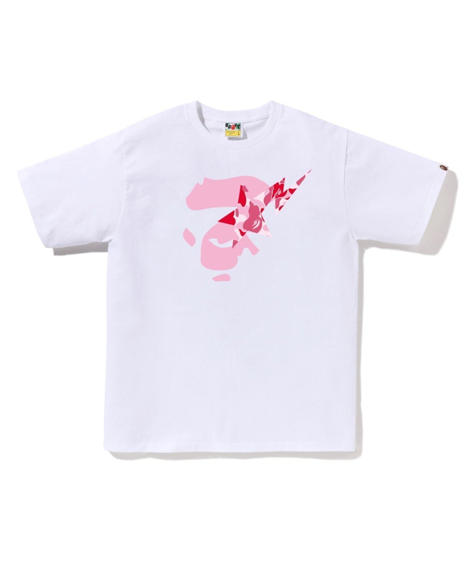 【ア ベイシング エイプ/A BATHING APE】のABC CAMO APE FACE STA TEE インテリア・キッズ・メンズ・レディースファッション・服の通販 founy(ファニー) 　ファッション　Fashion　レディースファッション　Fashion for Women　インナー　Innerwear　ショート　Short, Short Length　スリーブ　Sleeve, Long Sleeve / Short Sleeve　フロント　Front, Front Design　プリント　Print, Printed Pattern　モチーフ　Motif, Design Theme　ラバー　Rubber, Rubber Sole　WHxPK|ID: prp329100004864720 ipo3291000000036207200