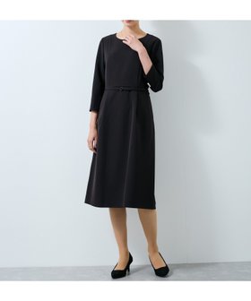 【ジャイロ/JAYRO】の【360度ストレッチ】セットアップ対応パール付き9分丈ワンピース 人気、トレンドファッション・服の通販 founy(ファニー) ファッション Fashion レディースファッション Fashion for Women ワンピース Dresses ストレッチ Stretch, Stretchy Fabric スリット Slit, Slit Detail セットアップ Set-Up, Coordinated Outfit ネックレス Necklace, Pendant Necklace パール Pearl, Pearl Accent フォーマル Formal, Dressy ポケット Pocket, Pocket Detail エレガント 上品 Elegant ビジネス 仕事 通勤 Business / Work / Commuting |ID:prp329100004864761