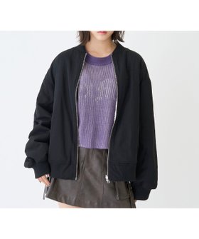 【ナルミヤ オンライン/NARUMIYA ONELINE / KIDS】のリバーシブルMA1 人気、トレンドファッション・服の通販 founy(ファニー) ファッション Fashion キッズファッション Fashion for Kids ポケット Pocket, Pocket Detail リバーシブル Reversible, Two-Sided ワンポイント One Point, Statement Accent |ID:prp329100004864776