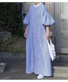 【コーナーズ/CORNERS】のCORNERS by KR ボリュームスリーブストライプシャツワンピース 人気、トレンドファッション・服の通販 founy(ファニー) ファッション Fashion レディースファッション Fashion for Women ワンピース Dresses シャツワンピース / 1枚で着映えコーデ Shirt Dresses シャツワンピ Shirt Dress, Shirt One-Piece エレガント 上品 Elegant thumbnail ネイビー|ID: prp329100004864779 ipo3291000000036207613