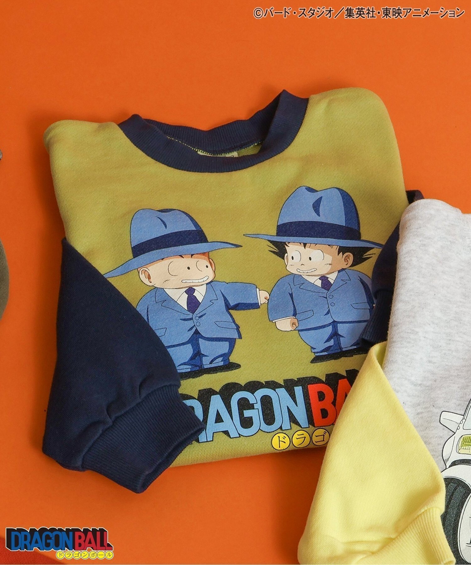 【エフオー オンラインストア/F.O.Online Store / KIDS】の【リンク】ドラゴンボールコラボ モチーフトレーナー(キッズサイズ) インテリア・キッズ・メンズ・レディースファッション・服の通販 founy(ファニー) ファッション Fashion キッズファッション Fashion for Kids イエロー Yellow スーツ Suit, Formalwear トレーナー Sweatshirt, Trainer プリント Print, Printed Pattern モチーフ Motif, Design Theme イエロー|ID: prp329100004864781 ipo3291000000036207660