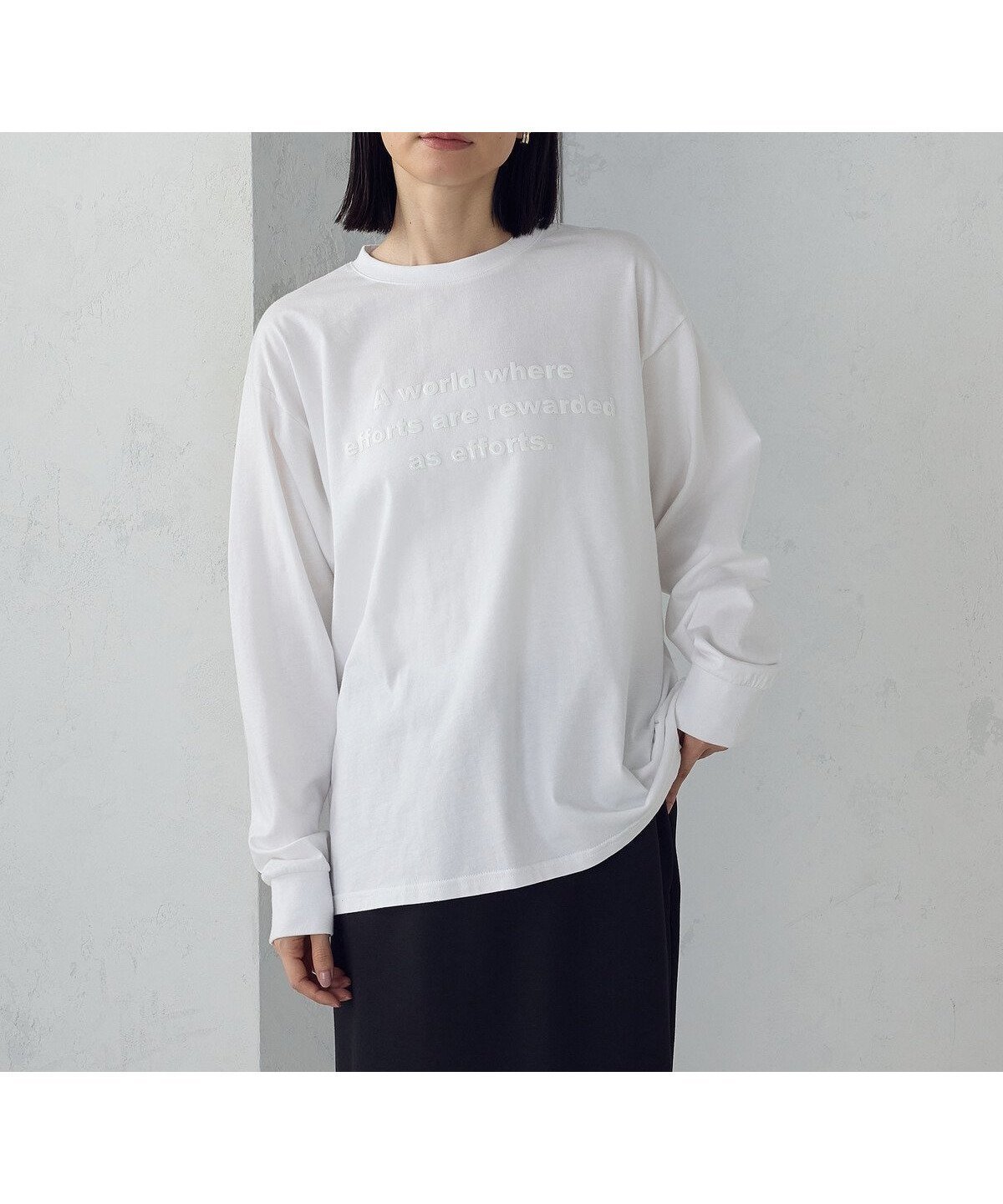 【コムサイズム/COMME CA ISM】のロゴ Tシャツ 人気、トレンドファッション・服の通販 founy(ファニー) 　ファッション　Fashion　レディースファッション　Fashion for Women　トップス・カットソー　Cut & Sew Tops　シャツ・ブラウス・オフィスカジュアル　Elegant Blouses & Button-Ups　ロングTシャツ・Tシャツ　Longline T-Shirts & Tees　シリコン　Silicone, Silicone Material　バランス　Balance, Style Balance　プリント　Print, Printed Pattern　 other-1|ID: prp329100004864809 ipo3291000000036208017