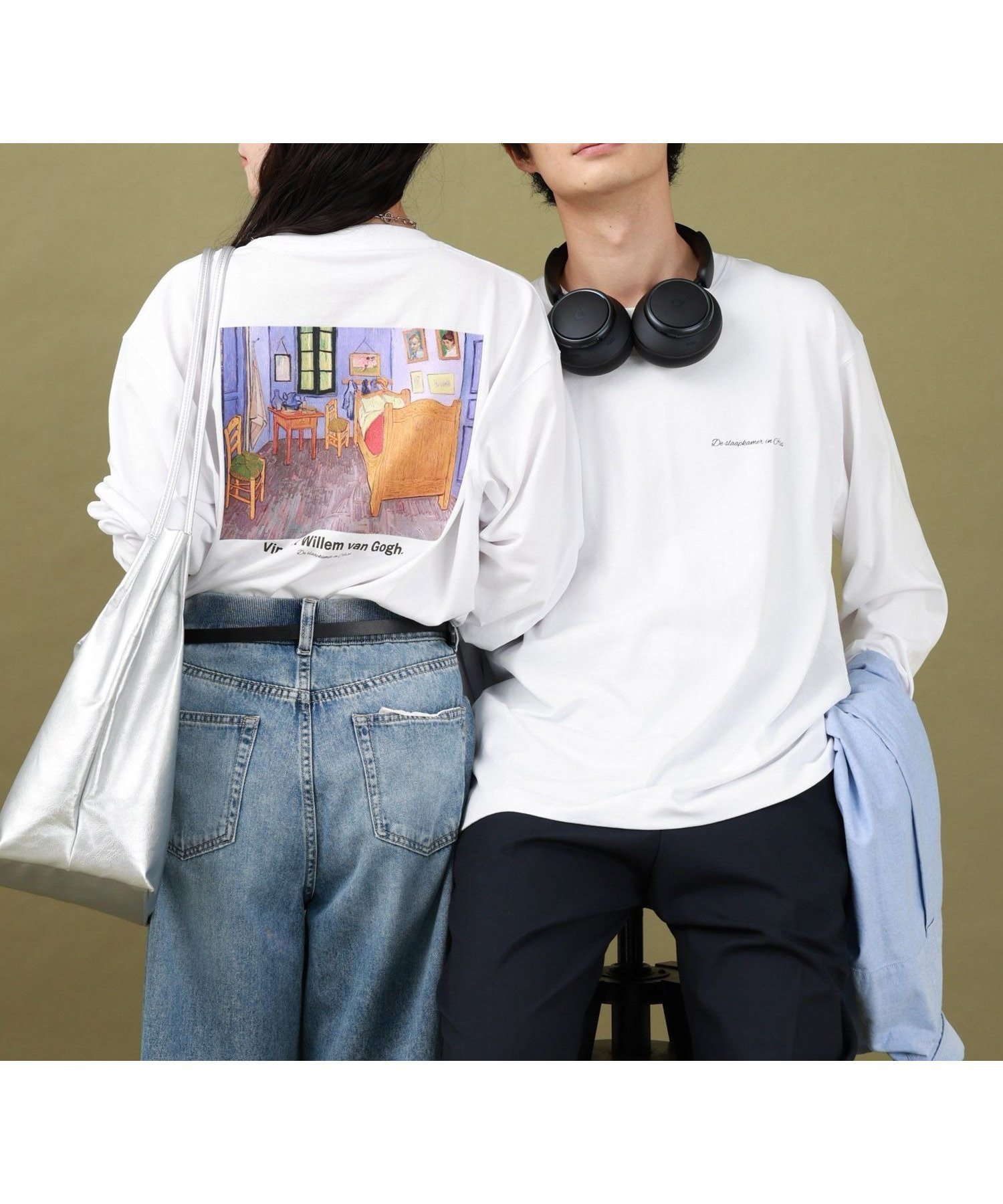 【グローバルワーク/GLOBAL WORK】のATELIER GLOBAL WORK/長袖Tシャツ/591533 インテリア・キッズ・メンズ・レディースファッション・服の通販 founy(ファニー) 　ファッション　Fashion　レディースファッション　Fashion for Women　トップス・カットソー　Cut & Sew Tops　シャツ・ブラウス・オフィスカジュアル　Elegant Blouses & Button-Ups　ロングTシャツ・Tシャツ　Longline T-Shirts & Tees　おすすめ　Recommended / Our Picks　スラックス　Slacks, Dress Pants　プリント　Print, Printed Pattern　リラックス　Relax, Relaxed Fit　ワイド　Wide, Wide Fit　吸水　Absorbent, Quick-Dry　長袖　Long Sleeve, Full Sleeve　オフ*左胸ロゴ02|ID: prp329100004864813 ipo3291000000036208123