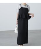 【フリーズマート/FREE'S MART】のペプラムフリルキャミワンピース ブラック|ID: prp329100004864831 ipo3291000000036208482