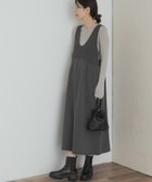 【アーバンリサーチ ドアーズ/URBAN RESEARCH DOORS】の深Uネック切替ジャンパースカート 人気、トレンドファッション・服の通販 founy(ファニー) ファッション Fashion レディースファッション Fashion for Women スカート Skirts 2025年 2025 2025-2026秋冬・A/W Autumn/Winter 2025–26 AW25–26 冬 Winter / This Winter インナー Innerwear シンプル Simple, Minimal スウェット / スエット Sweatshirt, Sweatwear ドッキング Docking, Mixed Material バランス Balance, Style Balance 切替 Switching, Contrast Panel A/W・秋冬 Autumn/Winter thumbnail CHARCORL|ID: prp329100004864839 ipo3291000000036208705