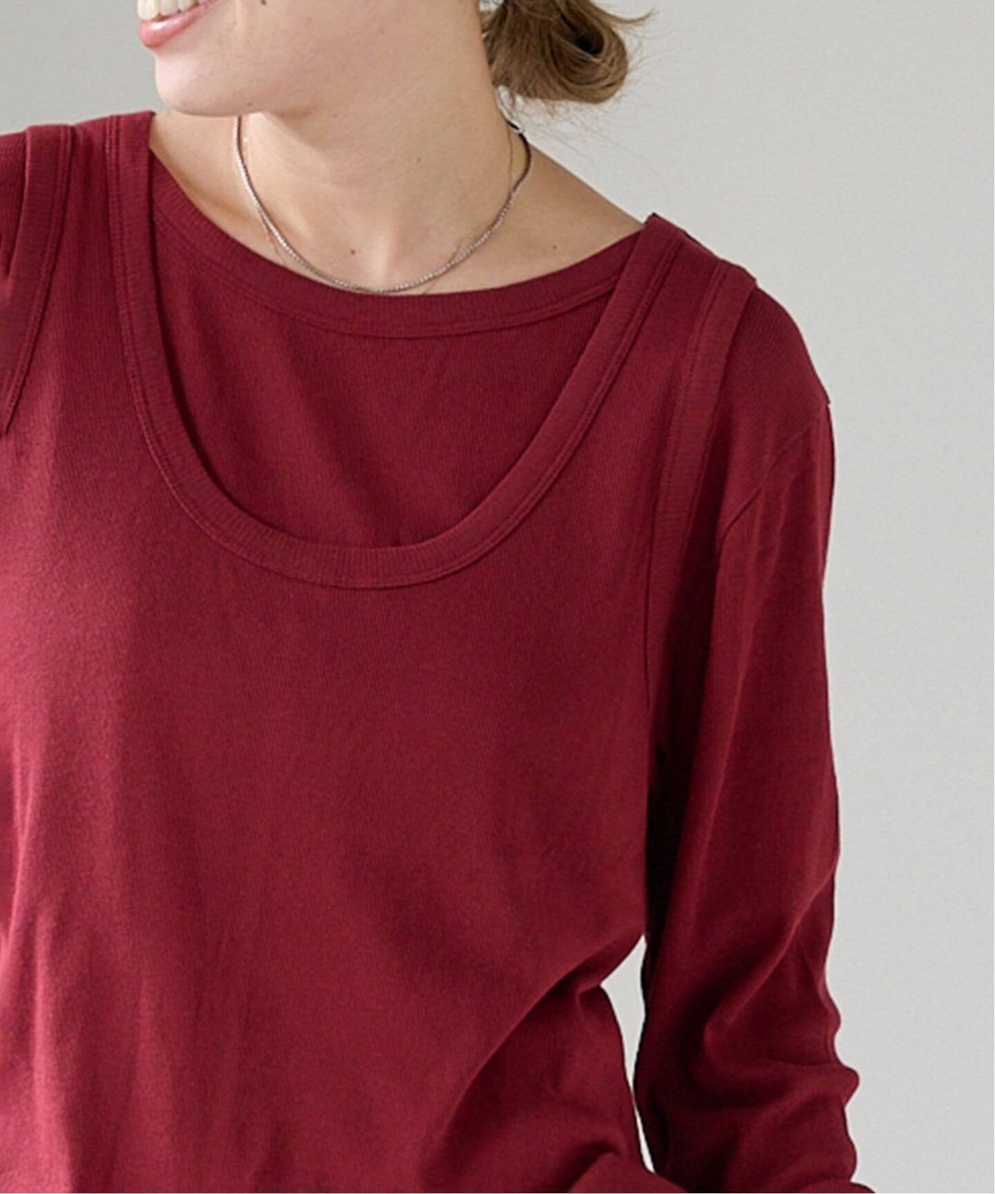 【アウトドアプロダクツ ユージュアルシングス/OUTDOOR PRODUCTS Usual Things】のシアーリブタンクトップ インテリア・キッズ・メンズ・レディースファッション・服の通販 founy(ファニー) 　ファッション　Fashion　レディースファッション　Fashion for Women　キャップ　Cap, Baseball Cap　コンパクト　Compact, Small Size　サンダル　Sandals, Summer Shoes　シアー　Sheer, See-Through　シューズ　Shoes, Footwear　スニーカー　Sneakers, Trainers　タンク　Tank Top, Sleeveless Top　ダウン　Down, Puffer　デニム　Denim, Jeans Material　トレンド　Trend, Trending Now　ネックレス　Necklace, Pendant Necklace　パール　Pearl, Pearl Accent　エレガント 上品　Elegant　ボルドー|ID: prp329100004864844 ipo3291000000036208806