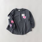 【ブランシェス/branshes / KIDS】の【WEB限定/DRC】ワッペン長袖Tシャツ 人気、トレンドファッション・服の通販 founy(ファニー) ファッション Fashion キッズファッション Fashion for Kids 吸水 Absorbent, Quick-Dry 長袖 Long Sleeve, Full Sleeve ボーイズ Boyish, Boy Style ラウンド Round, Round Neck プチプライス・低価格 Affordable / Budget Price おすすめ Recommended / Our Picks thumbnail チャコールグレー|ID: prp329100004864870 ipo3291000000036209287