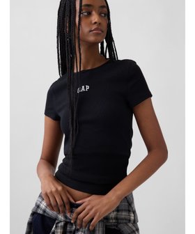 【ギャップ/GAP】のモダン リブ GAPロゴTシャツ 人気、トレンドファッション・服の通販 founy(ファニー) ファッション Fashion レディースファッション Fashion for Women トップス・カットソー Cut & Sew Tops シャツ・ブラウス・オフィスカジュアル Elegant Blouses & Button-Ups ロングTシャツ・Tシャツ Longline T-Shirts & Tees ショート Short, Short Length ストレッチ Stretch, Stretchy Fabric フィット Fit, Slim Fit フロント Front, Front Design モダン Modern, Contemporary 半袖 Short Sleeve, Half Sleeve |ID:prp329100004864874