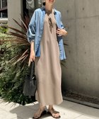 【フレディ&グロスター/FREDY&GLOSTER】のカットジャガードナローワンピース ベージュ|ID: prp329100004864883 ipo3291000000036209477