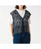 【ビームス ハート/BEAMS HEART】のレースベスト セット 半袖 プルオーバー (セットアイテム) 人気、トレンドファッション・服の通販 founy(ファニー) ファッション Fashion レディースファッション Fashion for Women トップス・カットソー Cut & Sew Tops ベスト&ジレ / 重ね着スタイル Vests & Gilets カジュアルプルオーバー・ニットトップス Pullovers & Knit Tops / Casual Pullovers インナー Innerwear シンプル Simple, Minimal スカラップ Scallop, Scalloped Edge 透かし Cut-Out, Lacework ベスト Vest, Waistcoat 半袖 Short Sleeve, Half Sleeve リボン Ribbon, Bow レース Lace, Lace Fabric おすすめ Recommended / Our Picks thumbnail CHARCOAL×OFF WHITE|ID: prp329100004864893 ipo3291000000036209770