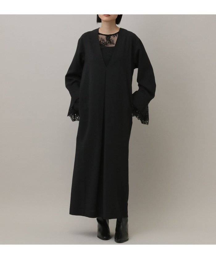 【アパートバイローリーズ/apart by lowrys】のシャンブレーカフタンワンピース インテリア・キッズ・メンズ・レディースファッション・服の通販 founy(ファニー) https://founy.com/ ファッション Fashion レディースファッション Fashion for Women ワンピース Dresses おすすめ Recommended / Our Picks インナー Innerwear カットオフ Cut-Off Design カフス Cuff Design タートルネック Turtleneck, High Neck トレンド Trend, Trending Now ハイネック High Neck, Mock Neck レース Lace, Lace Fabric ロング Long, Long-Length |ID: prp329100004864896 ipo3291000000036209822