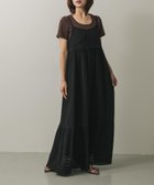 【センスオブプレイス/SENSE OF PLACE by URBAN RESEARCH】のチェックジャガードキャミワンピース BLACK|ID: prp329100004864922 ipo3291000000036210247