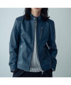 【メンズビギトーキョー/Men's Bigi / MEN】のSHEEP LEATHER/シープレザー シングルライダースジャケット ブルー系|ID: prp329100004864958 ipo3291000000036210529