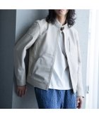 【メンズビギトーキョー/Men's Bigi / MEN】のSHEEP LEATHER/シープレザー シングルライダースジャケット オフホワイト|ID: prp329100004864958 ipo3291000000036210531