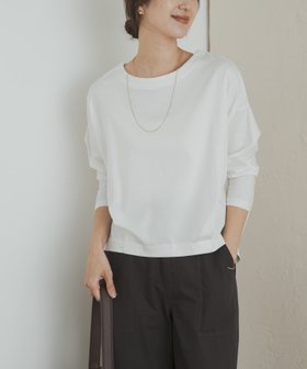 【アーバンリサーチ ドアーズ/URBAN RESEARCH DOORS】のコットンバックタック長袖プルオーバー 人気、トレンドファッション・服の通販 founy(ファニー) ファッション Fashion レディースファッション Fashion for Women トップス・カットソー Cut & Sew Tops カジュアルプルオーバー・ニットトップス Pullovers & Knit Tops / Casual Pullovers バッグ Bags 2025年 2025 2025-2026秋冬・A/W Autumn/Winter 2025–26 AW25–26 冬 Winter / This Winter カットソー Cut and Sewn Top ギャザー Gathered, Ruffled シンプル Simple, Minimal スリーブ Sleeve, Long Sleeve / Short Sleeve フロント Front, Front Design ロング Long, Long-Length ワイド Wide, Wide Fit エレガント 上品 Elegant 人気 Popular, Best Seller 定番 Standard, Basic Item A/W・秋冬 Autumn/Winter 長袖 Long Sleeve, Full Sleeve |ID:prp329100004865023