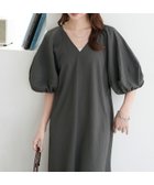 【ディスコート/Discoat】の【SS先行 /WEB限定】バルーンスリーブワンピース 人気、トレンドファッション・服の通販 founy(ファニー) ファッション Fashion レディースファッション Fashion for Women ワンピース Dresses thumbnail チャコールグレー|ID: prp329100004865046 ipo3291000000036211081