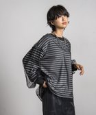 【メイソングレイ/MAYSON GREY】の【カタログ掲載】チュール*ボーダーレイヤードプルオーバー≪洗濯機で洗える≫ ブラック系その他|ID: prp329100004865061 ipo3291000000036211194