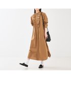 【コレックス/collex】のフロトフリルシャツワンピース 人気、トレンドファッション・服の通販 founy(ファニー) ファッション Fashion レディースファッション Fashion for Women ワンピース Dresses シャツワンピース / 1枚で着映えコーデ Shirt Dresses おすすめ Recommended / Our Picks コンパクト Compact, Small Size サテン Satin, Glossy Fabric スリット Slit, Slit Detail デニム Denim, Jeans Material フリル Frill, Ruffle フロント Front, Front Design ボトム Bottoms, Lower Wear 春 Spring 羽織 Haori, Light Jacket thumbnail ブラウン|ID: prp329100004865082 ipo3291000000036211325