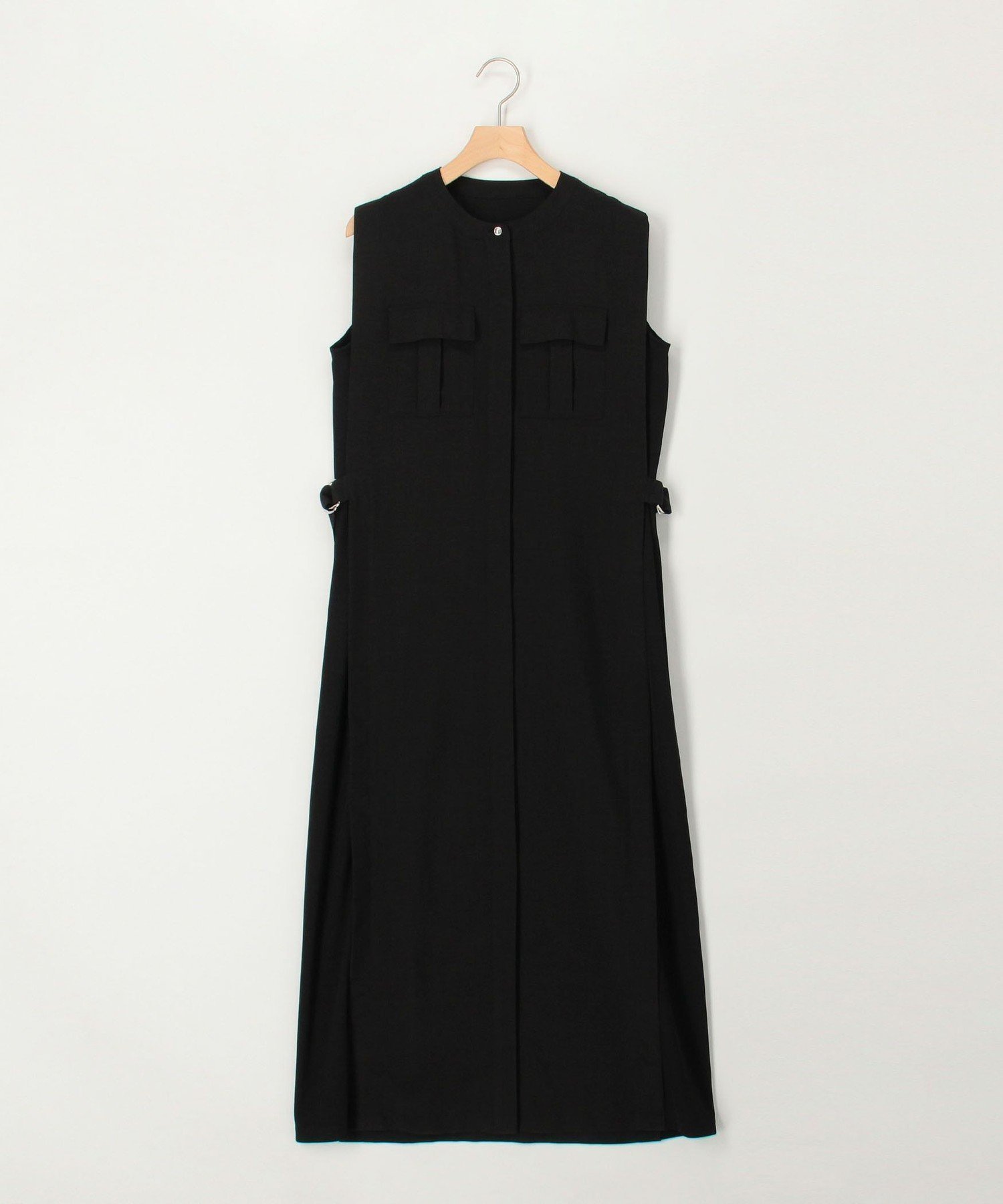 【ノーリーズ/NOLLEY'S】の麻調×リブ切替ワンピース インテリア・キッズ・メンズ・レディースファッション・服の通販 founy(ファニー) 　ファッション　Fashion　レディースファッション　Fashion for Women　ワンピース　Dresses　ウォッシャブル　Machine Washable　カーディガン　Cardigan, Knitwear　切替　Switching, Contrast Panel　ジャケット　Jacket, Outerwear　ストレッチ　Stretch, Stretchy Fabric　アウトレット　Outlet / Clearance　おすすめ　Recommended / Our Picks　夏　Summer　旅行　Travel　エレガント 上品　Elegant　2026年　2026　ブラック|ID: prp329100004865147 ipo3291000000036211782