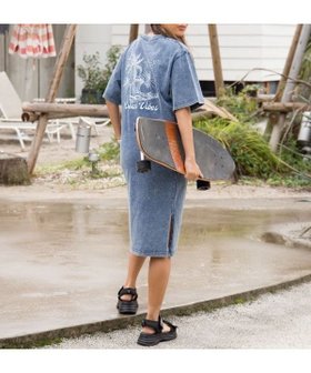 【アミナコレクション/Amina Collection】の【カヒコ】ケオキTシャツワンピース【SURF Palms】 人気、トレンドファッション・服の通販 founy(ファニー) ファッション Fashion レディースファッション Fashion for Women ワンピース Dresses シャツワンピース / 1枚で着映えコーデ Shirt Dresses デニム Denim, Jeans Material リゾート Resort, Vacation Style リラックス Relax, Relaxed Fit |ID:prp329100004865153