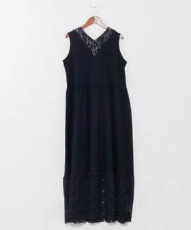 【アミナコレクション/Amina Collection】の【カヤ】透き花インナーノースリーブワンピース 人気、トレンドファッション・服の通販 founy(ファニー) ファッション Fashion レディースファッション Fashion for Women ワンピース Dresses インナー Innerwear カットソー Cut and Sewn Top レース Lace, Lace Fabric |ID:prp329100004865155