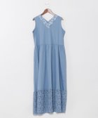 【アミナコレクション/Amina Collection】の【カヤ】透き花インナーノースリーブワンピース 人気、トレンドファッション・服の通販 founy(ファニー) ファッション Fashion レディースファッション Fashion for Women ワンピース Dresses インナー Innerwear カットソー Cut and Sewn Top レース Lace, Lace Fabric thumbnail ブルー|ID: prp329100004865155 ipo3291000000036211850
