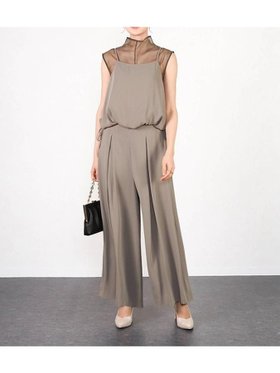 【ヴァン/Vin】のシアードッキングキャミソール×パンツセットアップ 人気、トレンドファッション・服の通販 founy(ファニー) ファッション Fashion レディースファッション Fashion for Women セットアップ Matching Sets レディースパンツ・ボトムス Pants & Trousers / Bottoms おすすめ Recommended / Our Picks インナー Innerwear キャミソール Camisole, Spaghetti Strap Top シアー Sheer, See-Through セットアップ Set-Up, Coordinated Outfit セパレート Separate, Two-Piece セレモニー Ceremony フォルム Silhouette, Form ワイド Wide, Wide Fit 結婚式 Wedding |ID:prp329100004865160