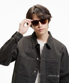 【ラコステ/LACOSTE / MEN】のデニムトラッカージャケット 人気、トレンドファッション・服の通販 founy(ファニー) ファッション Fashion メンズファッション Fashion for Men デニム Denim, Jeans Material フィット Fit, Slim Fit プリント Print, Printed Pattern ベーシック Basic, Essential リラックス Relax, Relaxed Fit |ID:prp329100004865183