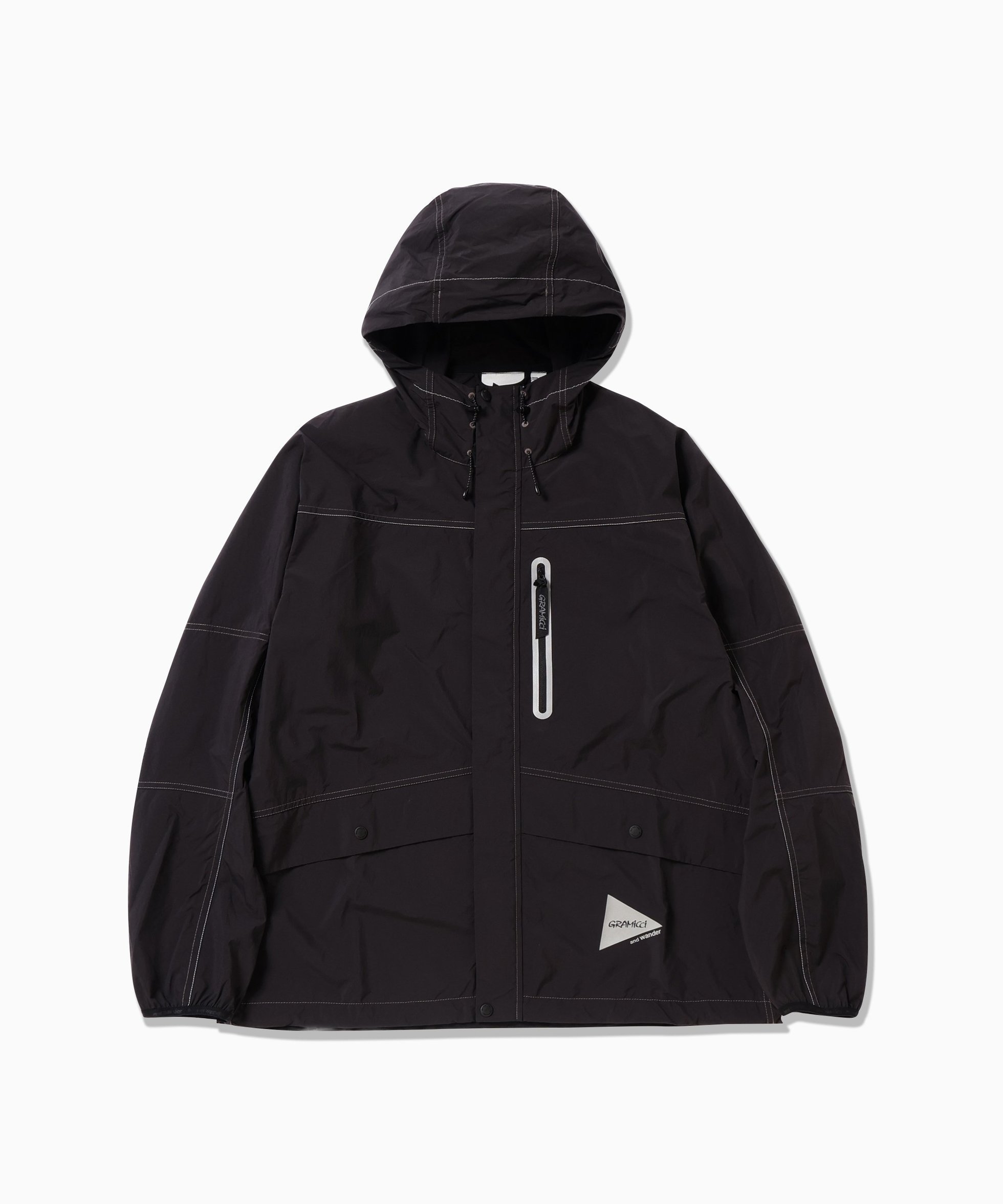【アンドワンダー/and wander】のGramicci × and wander brushed nylon jacket インテリア・キッズ・メンズ・レディースファッション・服の通販 founy(ファニー) 　ファッション　Fashion　レディースファッション　Fashion for Women　アウター　Coat / Outerwear Collection　レディースジャケット・軽アウター　Jackets　ポケット　Pocket, Pocket Detail　軽量　Lightweight, Ultra Light　black|ID: prp329100004865211 ipo3291000000036212215