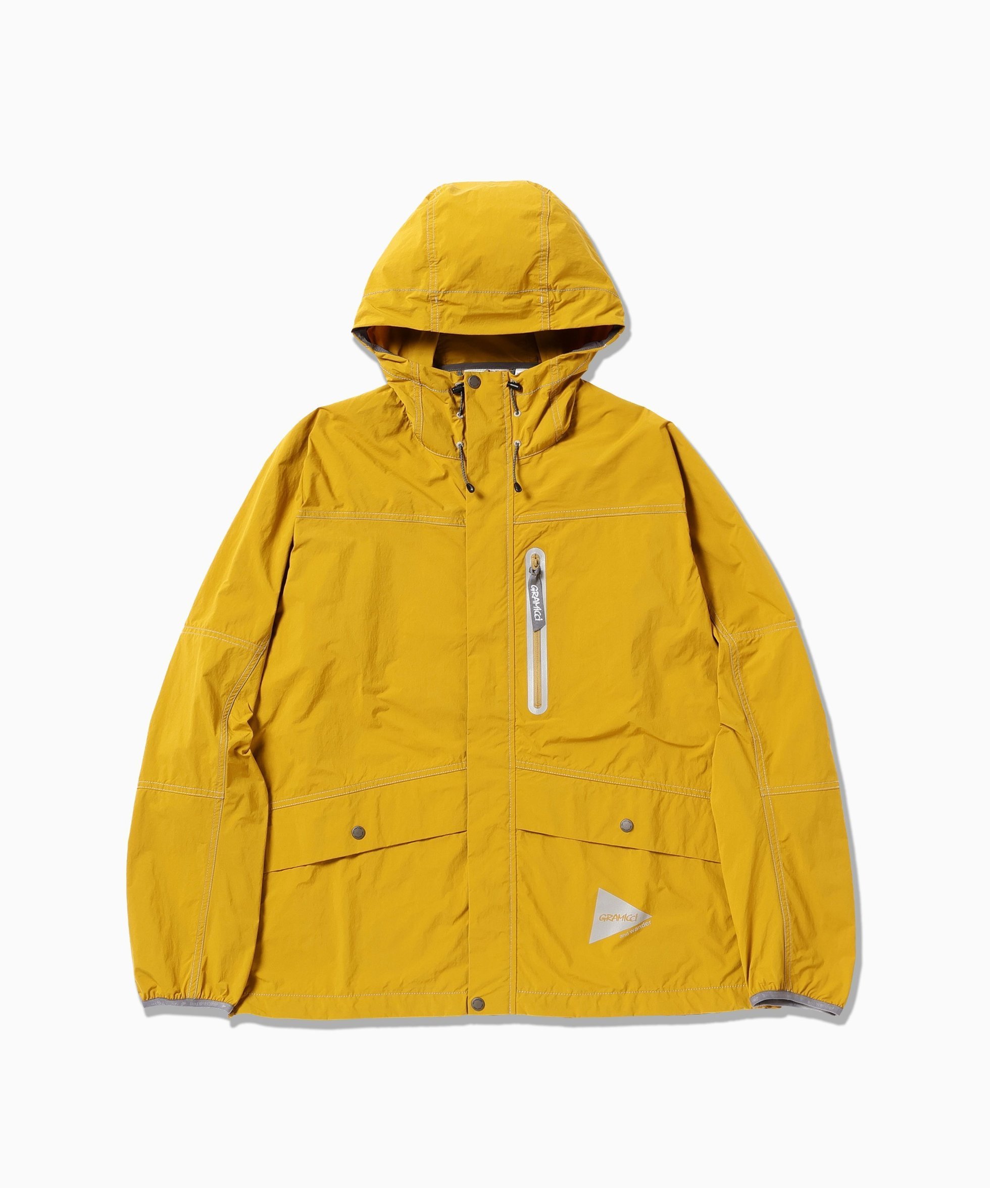 【アンドワンダー/and wander】のGramicci × and wander brushed nylon jacket インテリア・キッズ・メンズ・レディースファッション・服の通販 founy(ファニー) 　ファッション　Fashion　レディースファッション　Fashion for Women　アウター　Coat / Outerwear Collection　レディースジャケット・軽アウター　Jackets　ポケット　Pocket, Pocket Detail　軽量　Lightweight, Ultra Light　yellow|ID: prp329100004865211 ipo3291000000036212220