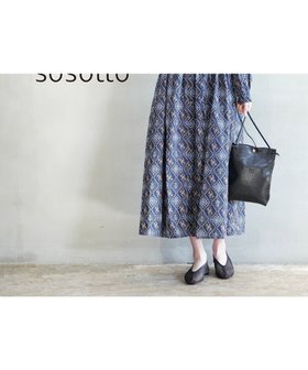 【ブルーコムブルー/BLEU COMME BLEU】のソソット 格子花柄 ピンタックウエストドロストOP 人気、トレンドファッション・服の通販 founy(ファニー) ファッション Fashion レディースファッション Fashion for Women ワンピース Dresses ギンガム Gingham, Gingham Fabric シャーリング Shirring, Ruched ドット Polka Dot, Dot Pattern プリント Print, Printed Pattern 人気 Popular, Best Seller |ID:prp329100004865215