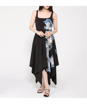 【デシグアル/Desigual】のアシンメトリーなストラップドレス 人気、トレンドファッション・服の通販 founy(ファニー) ファッション Fashion レディースファッション Fashion for Women ワンピース Dresses フォーマル・パーティードレス・結婚式用ドレス Elegant & Casual Dresses アシンメトリー Asymmetrical Style |ID:prp329100004865234