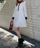 【クリア/clear】の配色ドットAラインワンピース 人気、トレンドファッション・服の通販 founy(ファニー) ファッション Fashion レディースファッション Fashion for Women ワンピース Dresses Aラインワンピース・フレアシルエット A-Line Dresses / Flared Silhouette Dresses カーディガン Cardigan, Knitwear ジャケット Jacket, Outerwear ドット Polka Dot, Dot Pattern ロング Long, Long-Length thumbnail OWH|ID: prp329100004865243 ipo3291000000036212458