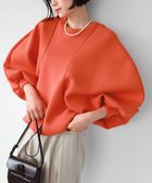 【その他のブランド/Other】のダンボールニットドルマンスリーブプルオーバー 人気、トレンドファッション・服の通販 founy(ファニー) ファッション Fashion レディースファッション Fashion for Women トップス・カットソー Cut & Sew Tops ニット Knit Tops & Sweaters カジュアルプルオーバー・ニットトップス Pullovers & Knit Tops / Casual Pullovers オレンジ Orange シンプル Simple, Minimal フォルム Silhouette, Form モノトーン Monotone, Black and White A/W・秋冬 Autumn/Winter 再入荷 Restock / Back in Stock おすすめ Recommended / Our Picks エレガント 上品 Elegant thumbnail OR|ID: prp329100004865296 ipo3291000000036212873