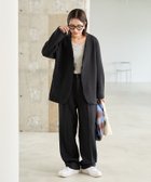 【フリークスストア/FREAK'S STORE】のダンボール シングル ジャケット セットアップ(ジャケット・パンツ)【限定展開】 25AW 人気、トレンドファッション・服の通販 founy(ファニー) ファッション Fashion レディースファッション Fashion for Women アウター Coat / Outerwear Collection レディースジャケット・軽アウター Jackets セットアップ Matching Sets レディースパンツ・ボトムス Pants & Trousers / Bottoms 2025年 2025 2025-2026秋冬・A/W Autumn/Winter 2025–26 AW25–26 冬 Winter / This Winter シンプル Simple, Minimal ジャケット Jacket, Outerwear ストレート Straight, Straight Cut スラックス Slacks, Dress Pants セットアップ Set-Up, Coordinated Outfit ビッグ Big, Oversized リラックス Relax, Relaxed Fit ワイド Wide, Wide Fit 楽ちん Easy Fit, Comfortable A/W・秋冬 Autumn/Winter thumbnail ブラック|ID: prp329100004865331 ipo3291000000036213192