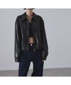 【アダム エ ロペ/ADAM ET ROPE'】のレザーライクサテンブルゾン 人気、トレンドファッション・服の通販 founy(ファニー) ファッション Fashion レディースファッション Fashion for Women アウター Coat / Outerwear Collection ブルゾンジャケット・スポーティアウター Blouson Jackets インナー Innerwear ヴィンテージ Vintage Style ギャザー Gathered, Ruffled サテン Satin, Glossy Fabric スラックス Slacks, Dress Pants デニム Denim, Jeans Material フェミニン Feminine, Girly フォルム Silhouette, Form フロント Front, Front Design ブルゾン Blouson, Bomber Jacket ボトム Bottoms, Lower Wear ポケット Pocket, Pocket Detail A/W・秋冬 Autumn/Winter おすすめ Recommended / Our Picks エレガント 上品 Elegant 2026年 2026 thumbnail ブラック(01)|ID: prp329100004865335 ipo3291000000036213221