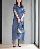 【アールピーエス/rps】のウ ゙ィンテージサテンバンドカラーワンピース 人気、トレンドファッション・服の通販 founy(ファニー) ファッション Fashion レディースファッション Fashion for Women ワンピース Dresses ギャザー Gathered, Ruffled ポケット Pocket, Pocket Detail エレガント 上品 Elegant thumbnail ネイビー|ID: prp329100004865355 ipo3291000000036213426