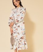 【スーナウーナ/SunaUna】の【COLLECTION LINE】チャイナ花柄ワンピース グレージュ|ID: prp329100004865379 ipo3291000000036213556