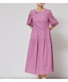 【スーナウーナ/SunaUna】の【涼し気!/サッカー素材】パフスリーブワンピース ピンク|ID: prp329100004865384 ipo3291000000036213610