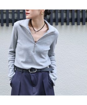 【ノーリーズ/NOLLEY'S】の【MAQWEL/マクウェル】COTTON RIBハーフジッププルオーバー 人気、トレンドファッション・服の通販 founy(ファニー) ファッション Fashion レディースファッション Fashion for Women トップス・カットソー Cut & Sew Tops カジュアルプルオーバー・ニットトップス Pullovers & Knit Tops / Casual Pullovers カットソー Cut and Sewn Top ジップ Zip, Zipper おすすめ Recommended / Our Picks 2026年 2026 |ID:prp329100004865392