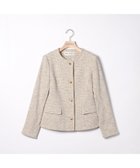【スキャパ/SCAPA】のミックスツィードジャケット ベージュ|ID: prp329100004865398 ipo3291000000036213683