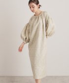 【スーナウーナ/SunaUna】の【トレンド/コクーン】小花ジャカードワンピース ミントグリーン|ID: prp329100004865404 ipo3291000000036213712