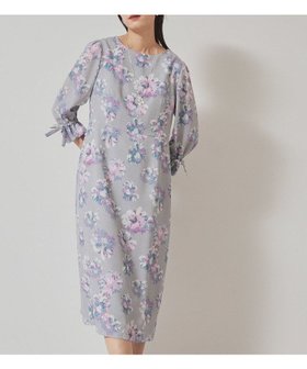 【スーナウーナ/SunaUna】の【 yours project/袖リボン】フラワープリントワンピース 人気、トレンドファッション・服の通販 founy(ファニー) ファッション Fashion レディースファッション Fashion for Women ワンピース Dresses フィット Fit, Slim Fit フレア Flare, Flared プリント Print, Printed Pattern リボン Ribbon, Bow 人気 Popular, Best Seller |ID:prp329100004865408