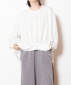 【オズモーシス/OSMOSIS】のギャザープルオーバー WHITE|ID: prp329100004865411 ipo3291000000036213736