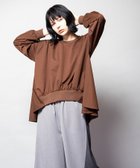 【オズモーシス/OSMOSIS】のギャザープルオーバー BROWN|ID: prp329100004865411 ipo3291000000036213739