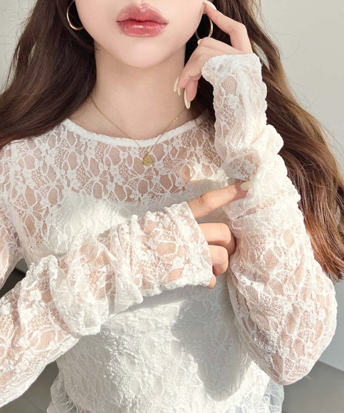 【モーメントプラス/moment+ / MEN】のクルーネック袖ギャザー長袖ストレッチレーストップス インテリア・キッズ・メンズ・レディースファッション・服の通販 founy(ファニー) https://founy.com/ ファッション Fashion メンズファッション Fashion for Men トップス・カットソー Cut & Sew Tops インナー Innerwear キャップ Cap, Baseball Cap ギャザー Gathered, Ruffled シューズ Shoes, Footwear シンプル Simple, Minimal ジャケット Jacket, Outerwear ストレッチ Stretch, Stretchy Fabric スニーカー Sneakers, Trainers スラックス Slacks, Dress Pants デニム Denim, Jeans Material トレンド Trend, Trending Now 長袖 Long Sleeve, Full Sleeve バレエ Ballet, Ballet Style フレア Flare, Flared ベーシック Basic, Essential マーメイド Mermaid, Fishtail Silhouette レース Lace, Lace Fabric ロング Long, Long-Length 再入荷 Restock / Back in Stock プチプライス・低価格 Affordable / Budget Price おすすめ Recommended / Our Picks エレガント 上品 Elegant |ID: prp329100004865414 ipo3291000000036213748