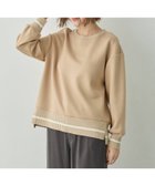 【プチ オンフルール/Petit Honfleur】のリブニットドッキングプルオーバー ベージュ|ID: prp329100004865417 ipo3291000000036213764