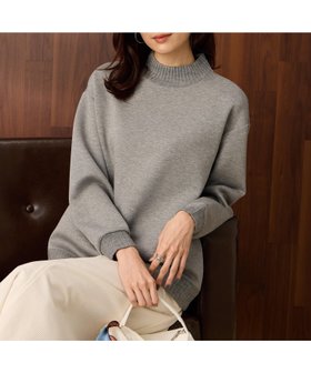 【プチ オンフルール/Petit Honfleur】のハイネックリブ切替プルオーバー 人気、トレンドファッション・服の通販 founy(ファニー) ファッション Fashion レディースファッション Fashion for Women トップス・カットソー Cut & Sew Tops カジュアルプルオーバー・ニットトップス Pullovers & Knit Tops / Casual Pullovers シンプル Simple, Minimal ハイネック High Neck, Mock Neck ボトム Bottoms, Lower Wear リラックス Relax, Relaxed Fit エレガント 上品 Elegant 切替 Switching, Contrast Panel |ID:prp329100004865419