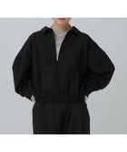 【レプシィム ローリーズファーム/LEPSIM LOWRYS FARM】のハーフZIPショートプルオーバー ブラック09|ID: prp329100004865431 ipo3291000000036213982